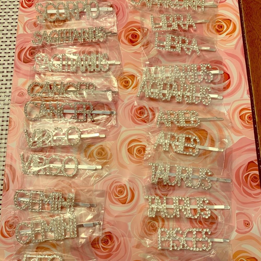 Zodiac Hair Clips